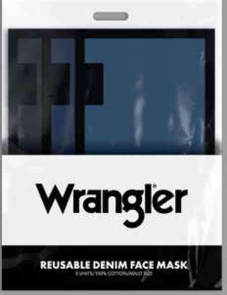 Wrangler - 3-Pack Wiederverwendbare Masken